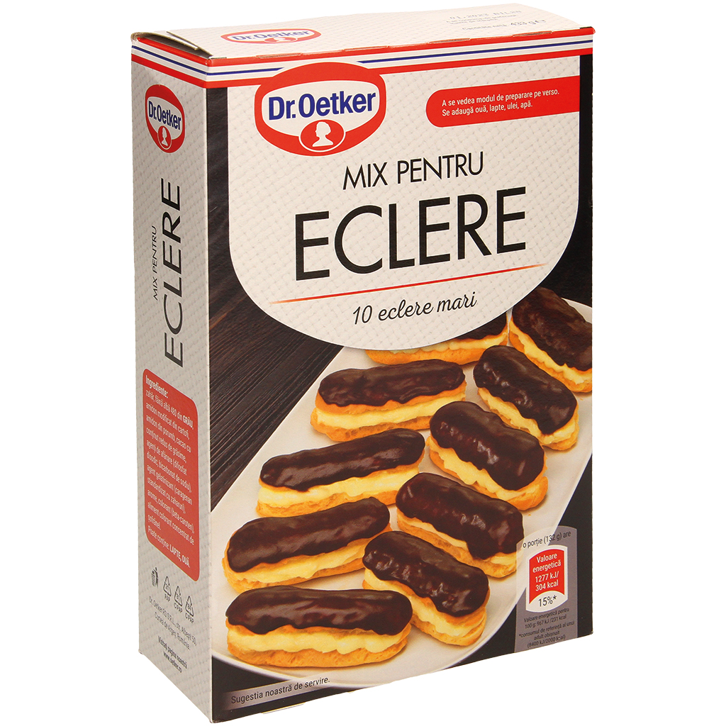 Baksamenstelling voor "Eclair"