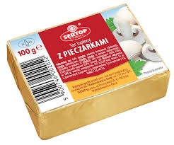 Sertop smeerkaas met champignons