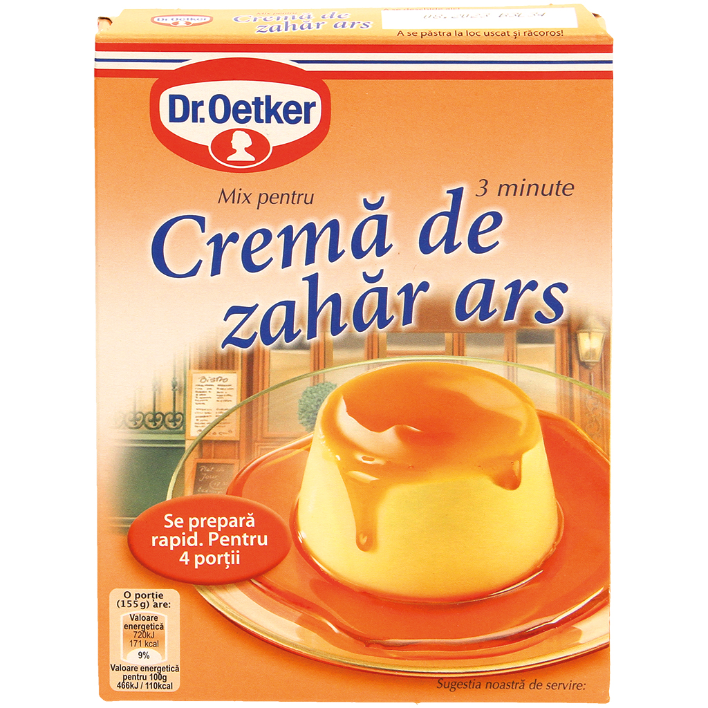 Puddingpoeder met karamelsiroop