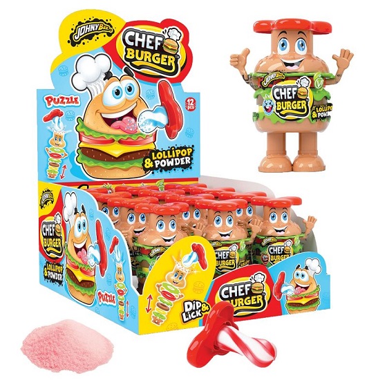 Lolly Johny Bee chef burger