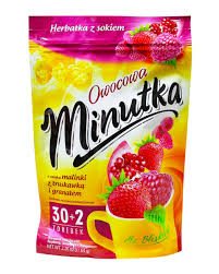 Minutka frambozenthee met aardbei en granaatappel
