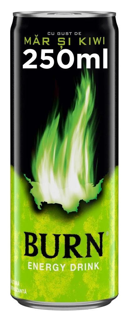 Burn energy drink apple kiwi