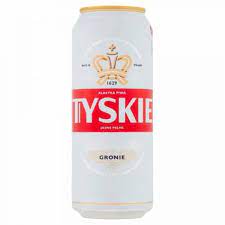 Tyskie 0,5l blik (retourneerbaar) / Alc5,0%Eks11,4%
