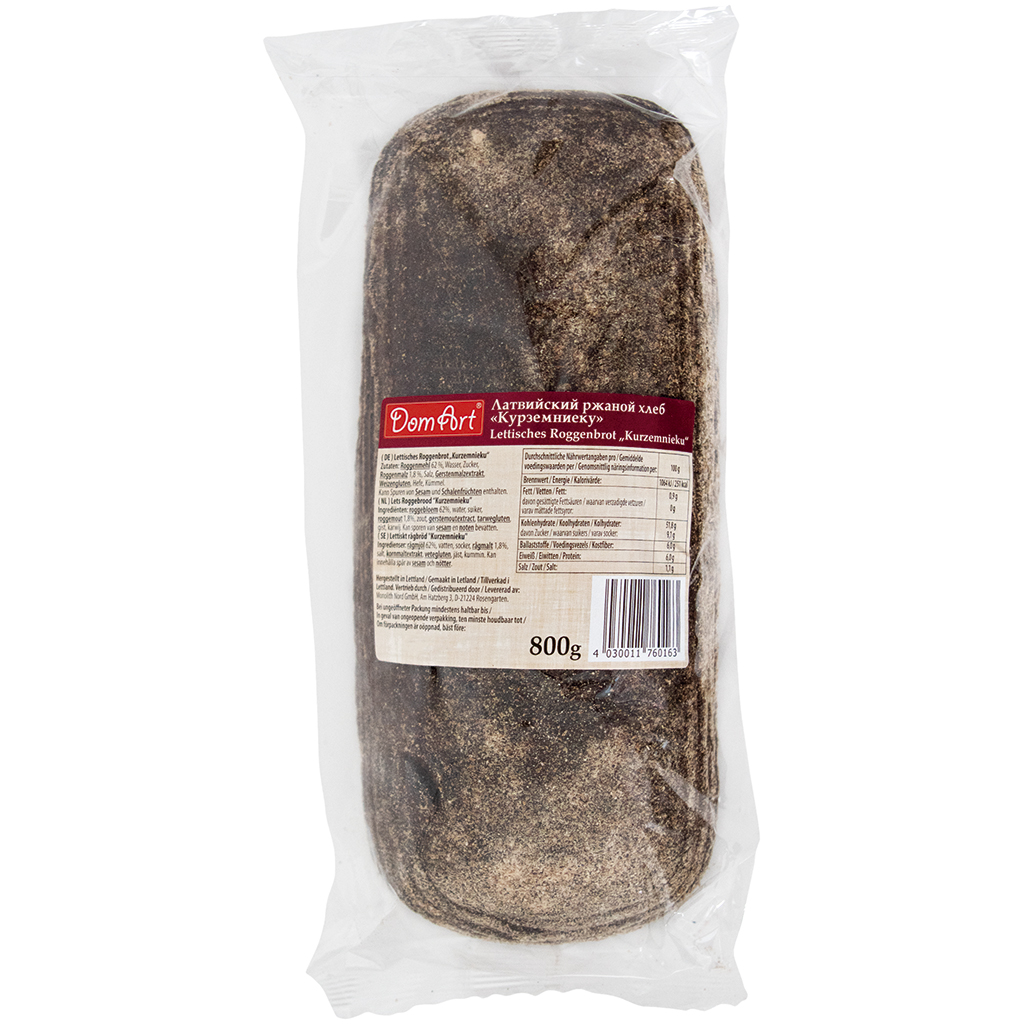 Letland roggebrood "Kurzemnieku".