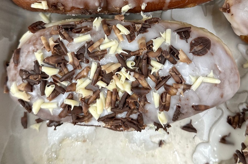 Donut met pistachecrème