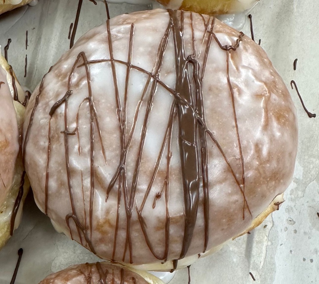 Donut met karamel
