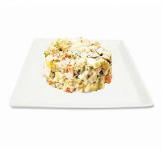 Salade met gerookte kip