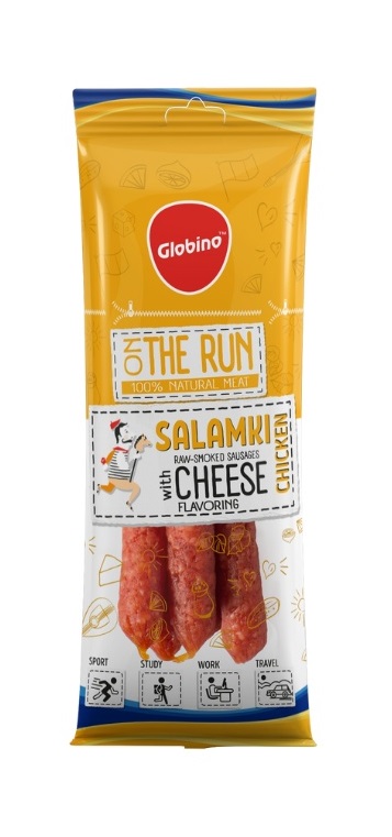 Globino Salamki kaas rauwe rookworst
