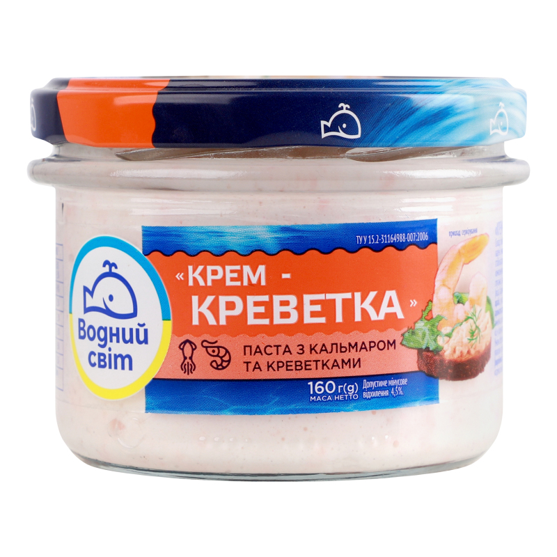 Vodnyi Svit Calamares/Garnalenmousse roomgarnalen