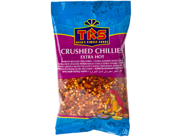 Chilivlokken gedroogd
