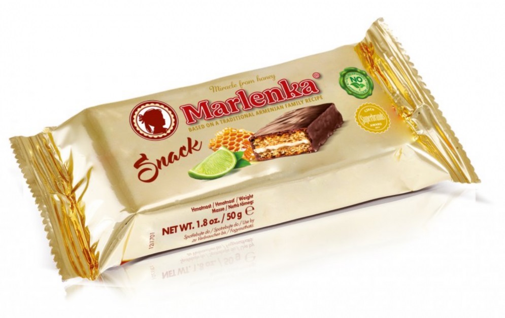 Marlenka honey snack with lemon