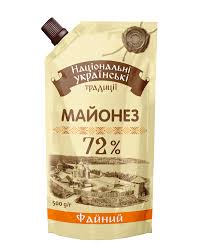 Oekraïnse tradities fijne mayonaise 72% vet
