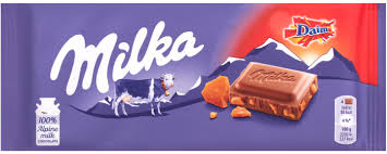 Milka daim chocolade 100g
