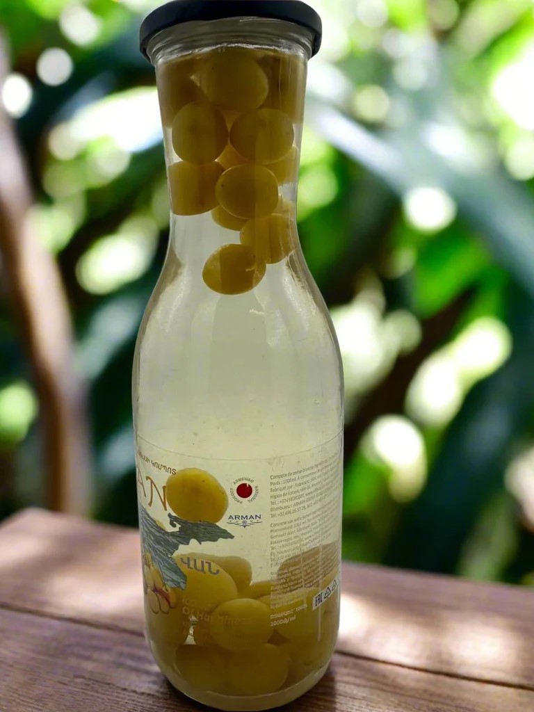 Compote van witte kersen 1l