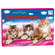 Kattentongen van melk- en witte chocolade 100g