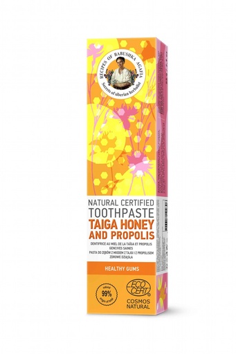 Gecertificeerde natuurlijke tandpasta, Taiga-honing en propo