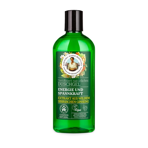 Gecertificeerd natuurlijke douchegel energie en spanning