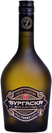 Bulgaarse Rakia Muscatova 0.7l 40%