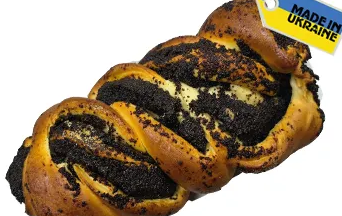 Gebak vlecht met maanzaad