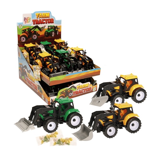 Compress (5g) en speelgoed (boerderij - tractor)