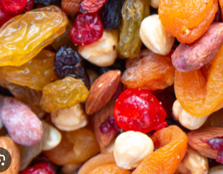 Mix van gedroogde vruchten