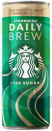 Starbucks daily brew vanille koffiedrank 250ml