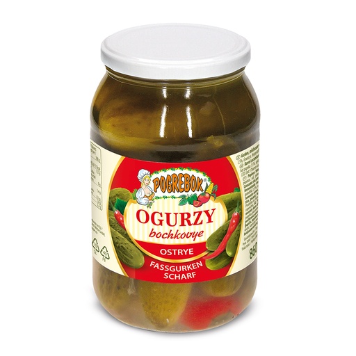 Pogrebok Огурцы бочковые, острые