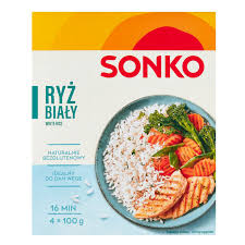 Sonko langkorrelige witte rijst 4x100g