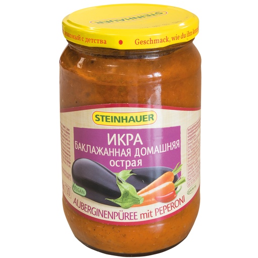 Икра баклажанная домашняя острая