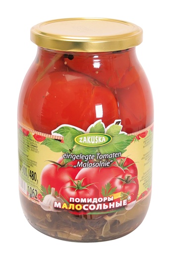 Ingelegde tomaten lichtgezouten