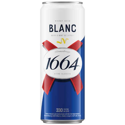 ПИВО KRONENBOURG 1664 BLANC 5%