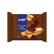 SELGA WAFELS MET CHOCOLADE 180G