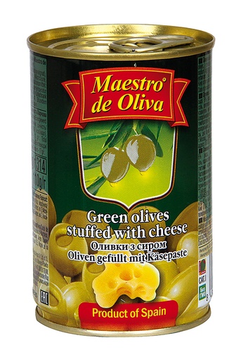 Groene olijven met kaas