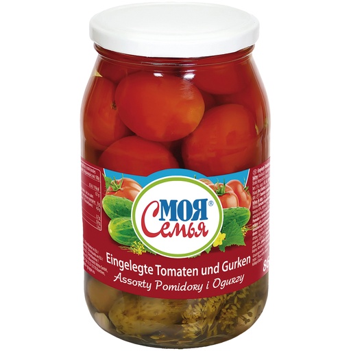 Ingelegde tomaten en augurken