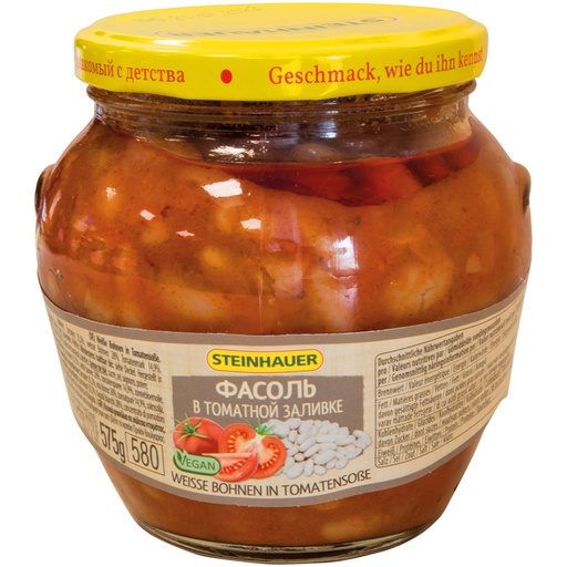 Witte bonen in tomatensaus