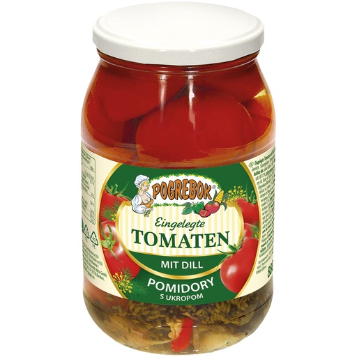 "POGREBOK" Ingelegde Tomaten met Dille