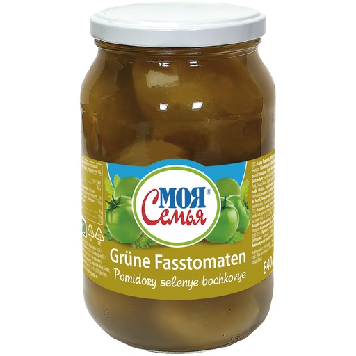 "MOJA SEMJA" Groene Tomaten, melkzuur gefermenteerd