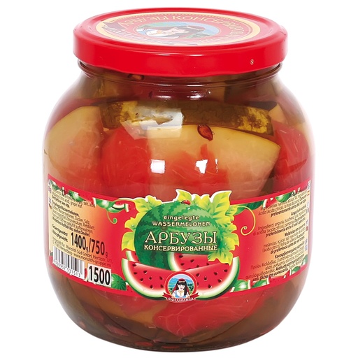 Ingelegde watermeloenen "Moldavanka"