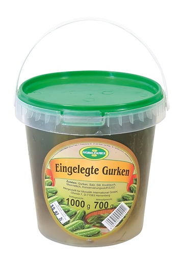 "Agro-Famex" - Ingelegde komkommers op Poolse wijze "Ogorki