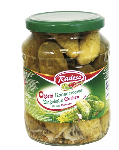 Ingelegde komkommers "Ogorki konserwowe"