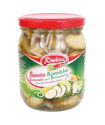Komkommersalade naar Zweedse stijl "Salatka Szwedzka"