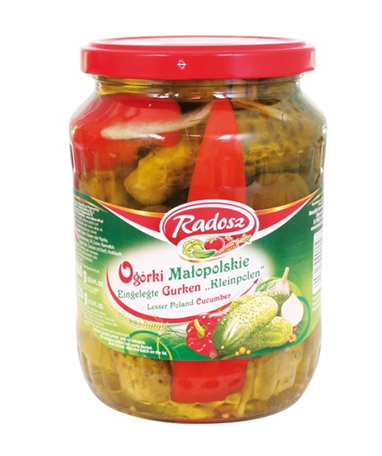 Ingelegde komkommers "Kleinpolen"