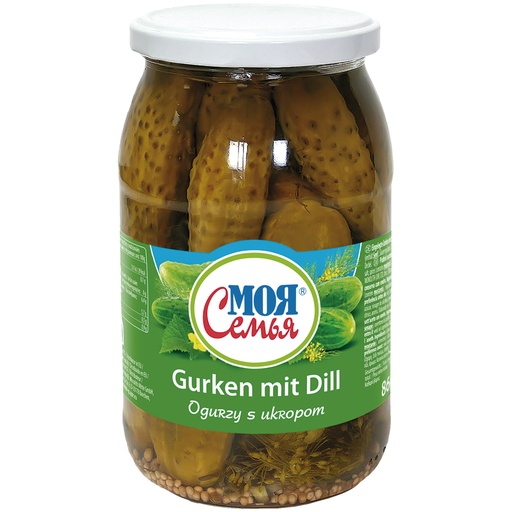 Moja Semja Маринованые огурцы с укропом