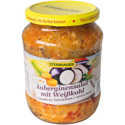 Auberginesalade met witte kool