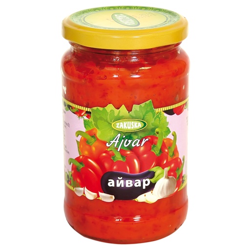 Paprika- en auberginebereiding "Ajvar"