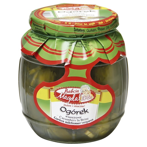 Komkommers, melkzuur-gefermenteerd "Ogorek kwaszony"