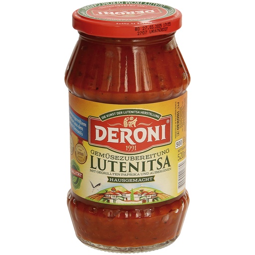 Deroni - Groente bereiding "Lutenitsa Huisgemaakt" met gegri