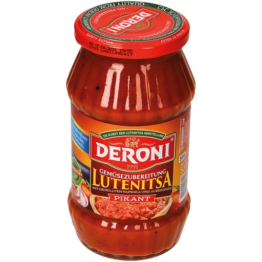 Deroni - Groente bereiding "Lutenitsa Pikant" met gegrilde p