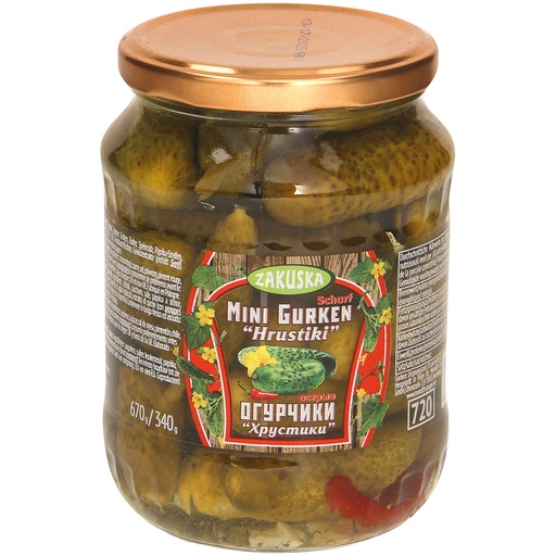 Огурчики "Хрустики" острые