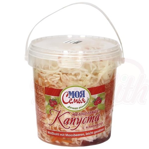 Moja Semja Vers gefermenteerde witte kool met veenbessen